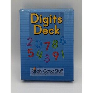 Digits Deck By Really Good Stuff. Teaching Tools For The Classroom. 40 Cards